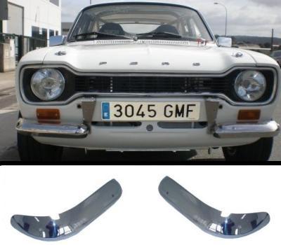 CREATOR: gd-jpeg v1.0 (using IJG JPEG v62), quality = 90 Stainless Steel Front Bumper Ford Escort RS Mk1 - Image 1