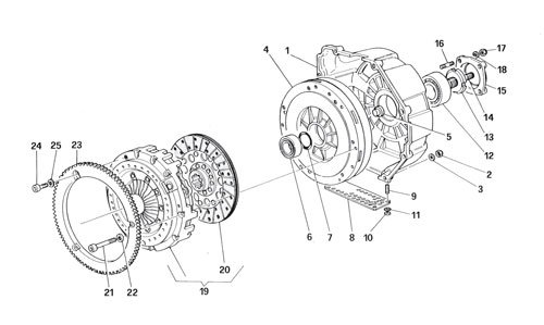 Single Plate Clutch Kit Ferrari 348 146407