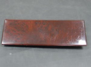 Wood trim cover for dashboard radio, Mini