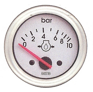 Reloj Smith Telemetrix Presion de Aceite Electrico 52mm