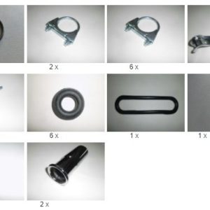 Kit escape completo Mercedes W113 Pagoda 250SL 280SL