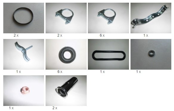 escapew113-2 Kit escape completo Mercedes W113 Pagoda 250SL 280SL - Imagen 1