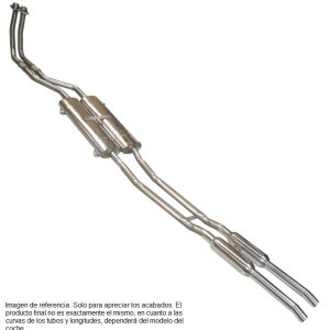 KIT ESCAPE ACERO INOXIDABLE JAGUAR E-TYPE 4.2 SERIE 1 FHC o OTS