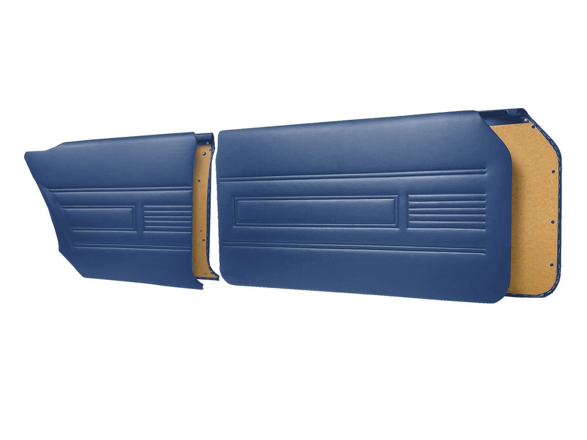 Juego de paneles de puerta Ford Taunus 17M / 20M Azul oscuro 69-72 Dark Blue Door Panel Set Ford Taunus 17M / 20M 69-72 - Image 1
