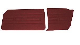 Juego de paneles de puerta Ford Taunus Coupé 17M / 20M Burdeos 69-72 Burgundy Door Panel Set Ford Taunus Coupé 17M / 20M 69-72 - Image 1