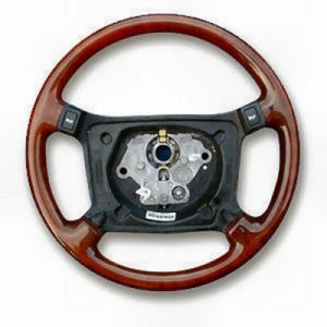 4-Spoke Walnut Wood and Leather Steering Wheel Bentley Brooklands (Airbag) (Exchange/Surcharge)