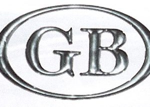 Anagrama letras cromadas adhesivas “GB”
