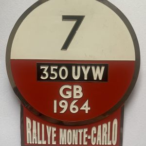 Universal GB 1964 Rallye Montecarlo Emblem