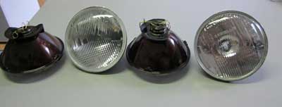 Faro Delantero 136mm Carello 136mm Carello Front Headlamp - Image 1