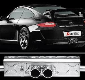 Akrapovic Sports Cup Line Exhaust (Titanium) 997FL