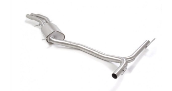 Tramo intermedio + Tramos traseros en acero inox Porsche Cayenne (PO536) 3.0 V6 (250kW) 2019 – Hoy Centre Section + Rear Sections Stainless Steel Porsche Cayenne (PO536) 3.0 V6 (250kW) 2019 - Today - Image 1