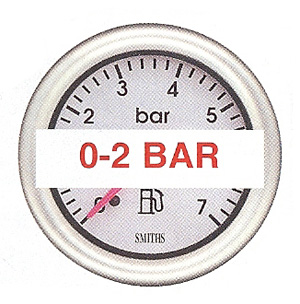 Reloj Smith Telemetrix Presion de Aceite Mecanico 52mm Smiths Telemetrix Mechanical Oil Pressure Gauge 52mm 0-2 Bar - Image 1