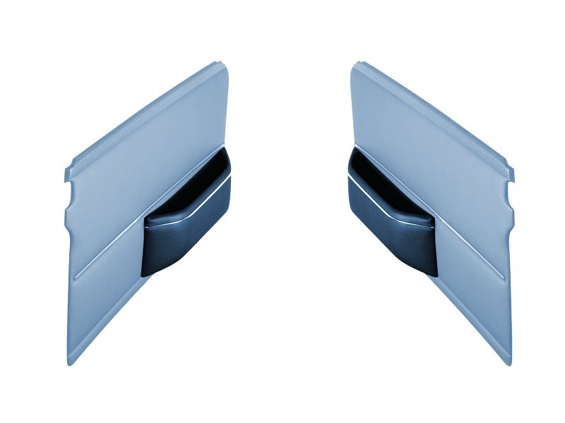 Bolsillo de puerta Mercedes azul oscuro y niquel Mercedes door pocket dark blue and nickel - Image 1