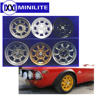Minilite Sport Wheel 6.5×15 (Buje central estriado 52) Minilite Sport Wheel 6.5x15 (Buje central estriado 52) - Imagen 1