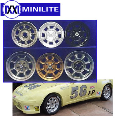 Minilite Sport Wheel 8×15 (Buje central estriado 52) Minilite Sport Wheel 8x15 (Buje central estriado 52) - Imagen 1