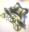 Colector de admision para MG MGB 1 x 45 DCOE 126mm largo