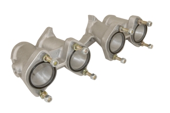 mm4920-48_1-3 Intake Manifold for Volvo B18/20 2 x 48 DCO/SP One-Piece LHD Big Bore - Image 1