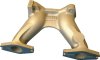 MGB Intake Manifold 1 x 40 DCOE 130mm Long