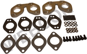 Colector de admisión para PORSCHE 356/912 2 x Weber 40IDF rep Solex