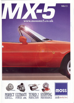 Catalogo de accesorios de MAZDA-MX5 Accessories catalogue for MAZDA-MX5 - Image 1
