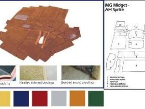 High-Quality Carpet Kit MG Midget - AH Sprite