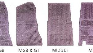 Rubber Floor Mats MG Various Models