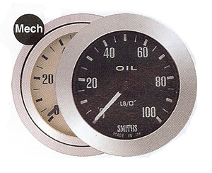 Reloj Smith Classic Range Presion de Aceite 0-100 psi Negro/Negro