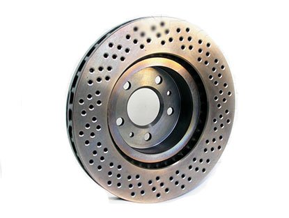 Disco de freno delantero Ferrari 512 TR con agujeros Front Brake Disc Ferrari 512 TR Drilled - Image 1