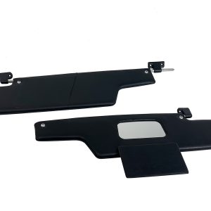 Black sun visor Porshe 914 with mirror and bracket