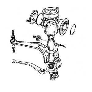 Bomba dirección Rolls-Royce Silver Cloud I, II, III & Bentley S1, S2, S3