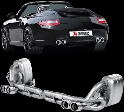 po997cart-2 Escape Akrapovic Slip-On Race Line (Titanio) - Imagen 1