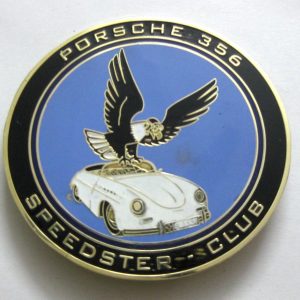 Universal Porsche 356 Speedster Club Emblem