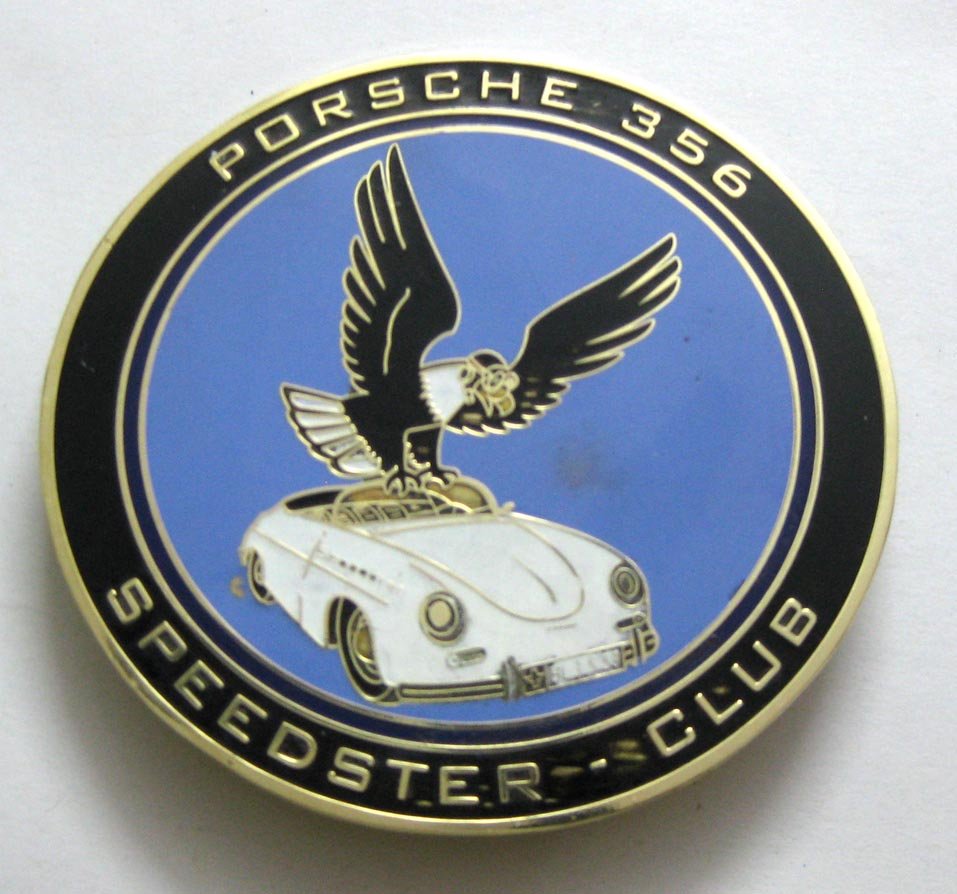 Anagrama universal Porsche 356 Speedster Club Universal Porsche 356 Speedster Club Emblem - Image 1