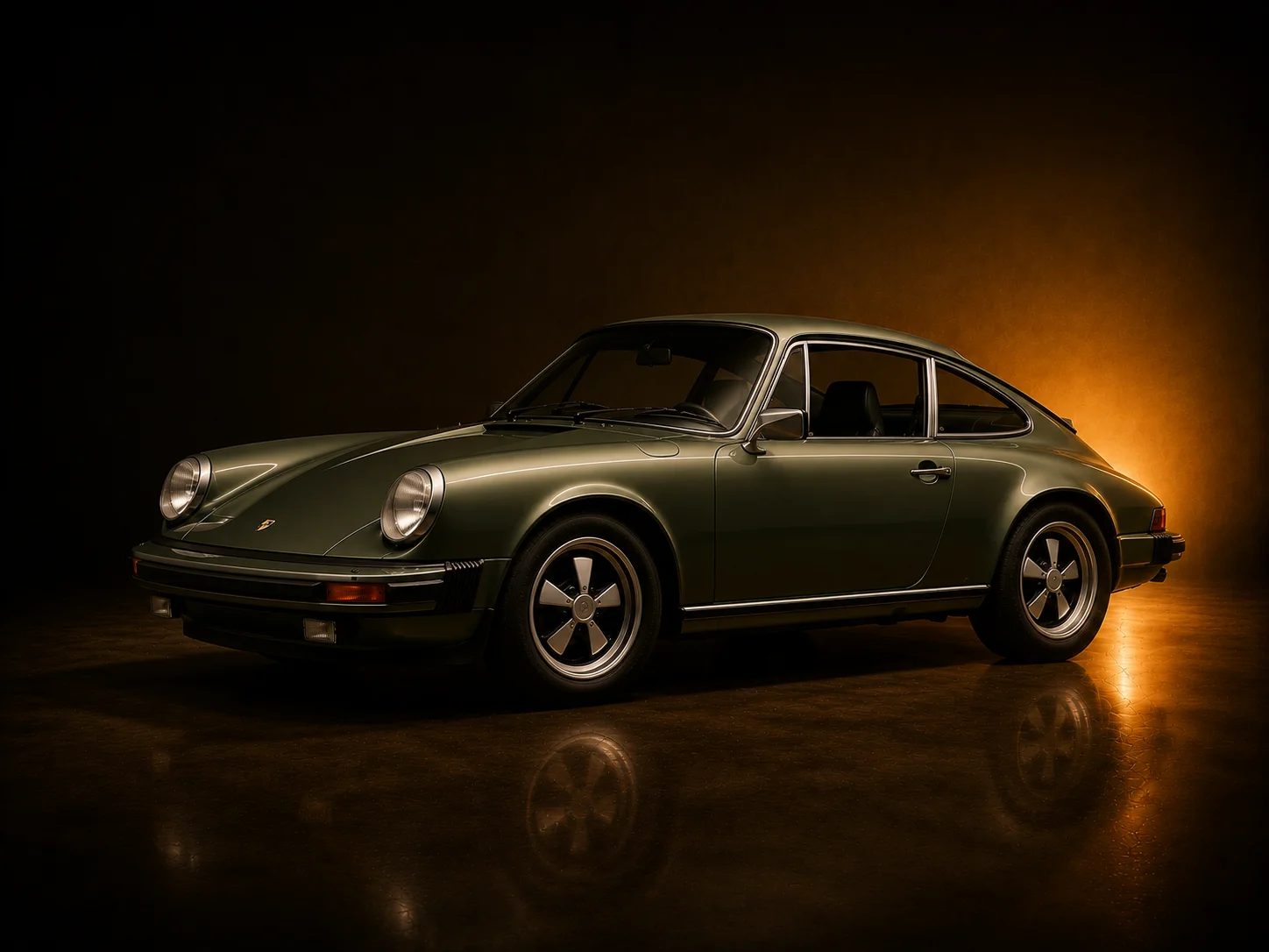 Porsche 911 aircooled clásico verde oliva · CM Stores repuestos originales