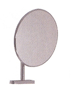 Espejo Interior Clasico Redondo Classic Round Interior Mirror Stainless Steel - Image 1