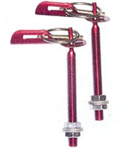 Resorte de Capo de Aluminio Rojo