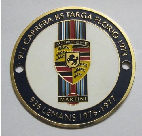 rs-7 Universal Porsche 911 RS Carrera Targa Emblem - Image 1