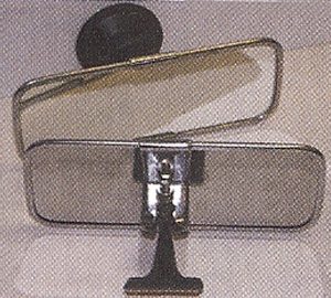 Suction Interior Mirror Polished Stainless Steel