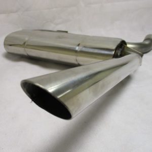 Silencioso escape transversal inoxidable Lotus Elan
