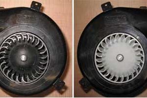 Motor y carcasa de ventilador