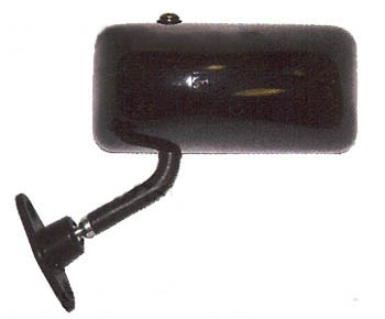Espejo SPA Diseño GT/Le Mans Negro Lente Plana SPA GT/Le Mans Design Mirror Black Flat Lens Left - Image 1