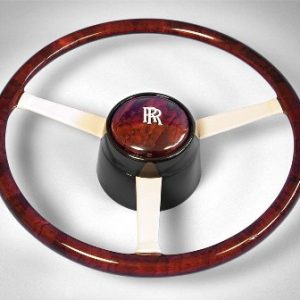 Volante de 14'' en madera de nogal Rolls Royce Carmague, Shadow, Spirit, Corniche, Wraith, Spur