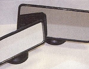 Suction Interior Mirror 120mm x 50mm