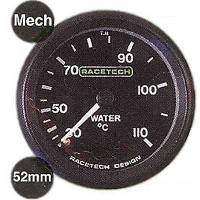 Reloj temperatura de agua Racetech Racetech water temperature gauge - Image 1