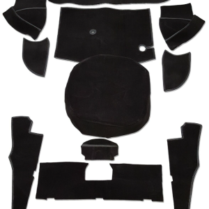 Juego de moquetas  MGB '67-'80 - Negro