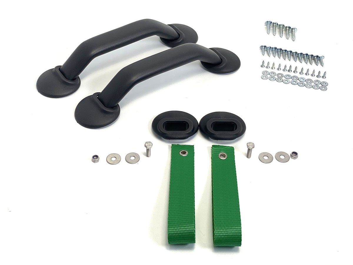 Kit tirador de puerta verde Porsche 911 Green Door Pull Kit Porsche 911 - Image 1