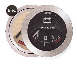 Reloj Smith Classic Range Voltimetro 10-15 volts Negro/Negro