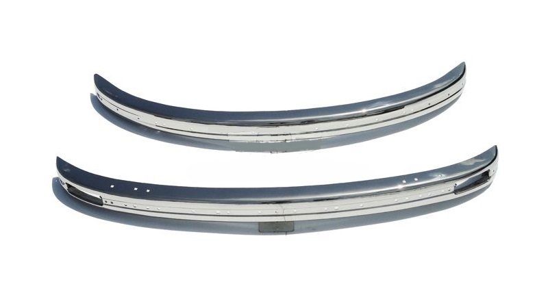 Kit paragolpes cromado completo VW Beetle desde 1975 Complete chrome bumper kit VW Beetle from 1975 - Image 1