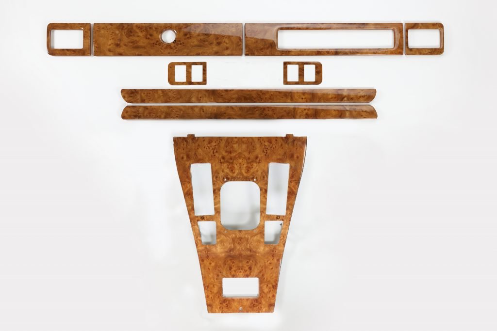 xjsdashboardandmanualconsulrhlateelmcomputer-1 Kit Standard de paneles de madera de olmo. Jaguar XJS (1986-91) - Imagen 1