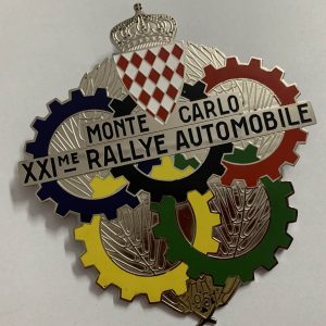 Universal XXI Rallye Montecarlo Emblem